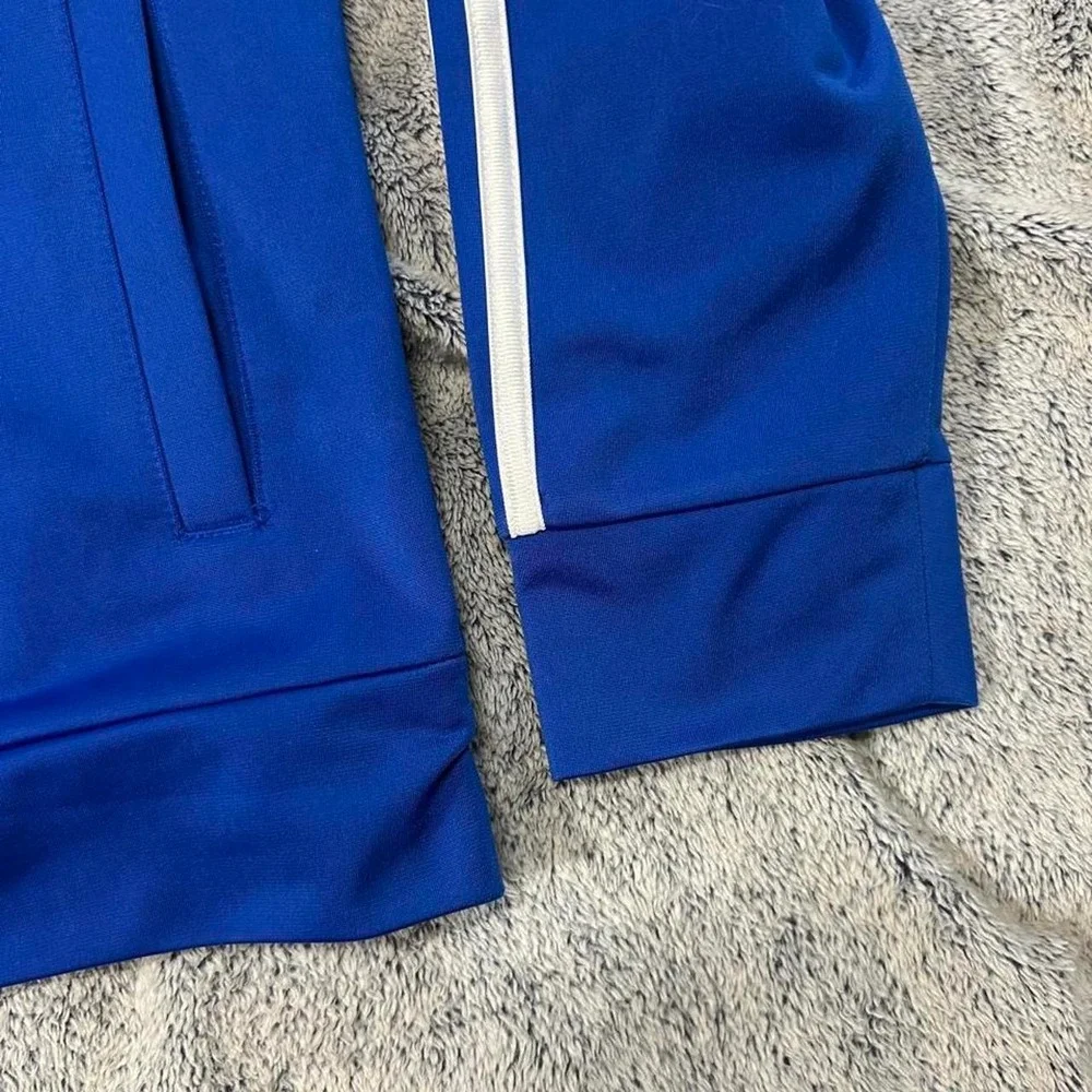 Adidas Kids Blue 3-Stripes Track Jacket Size Medium 10–12
